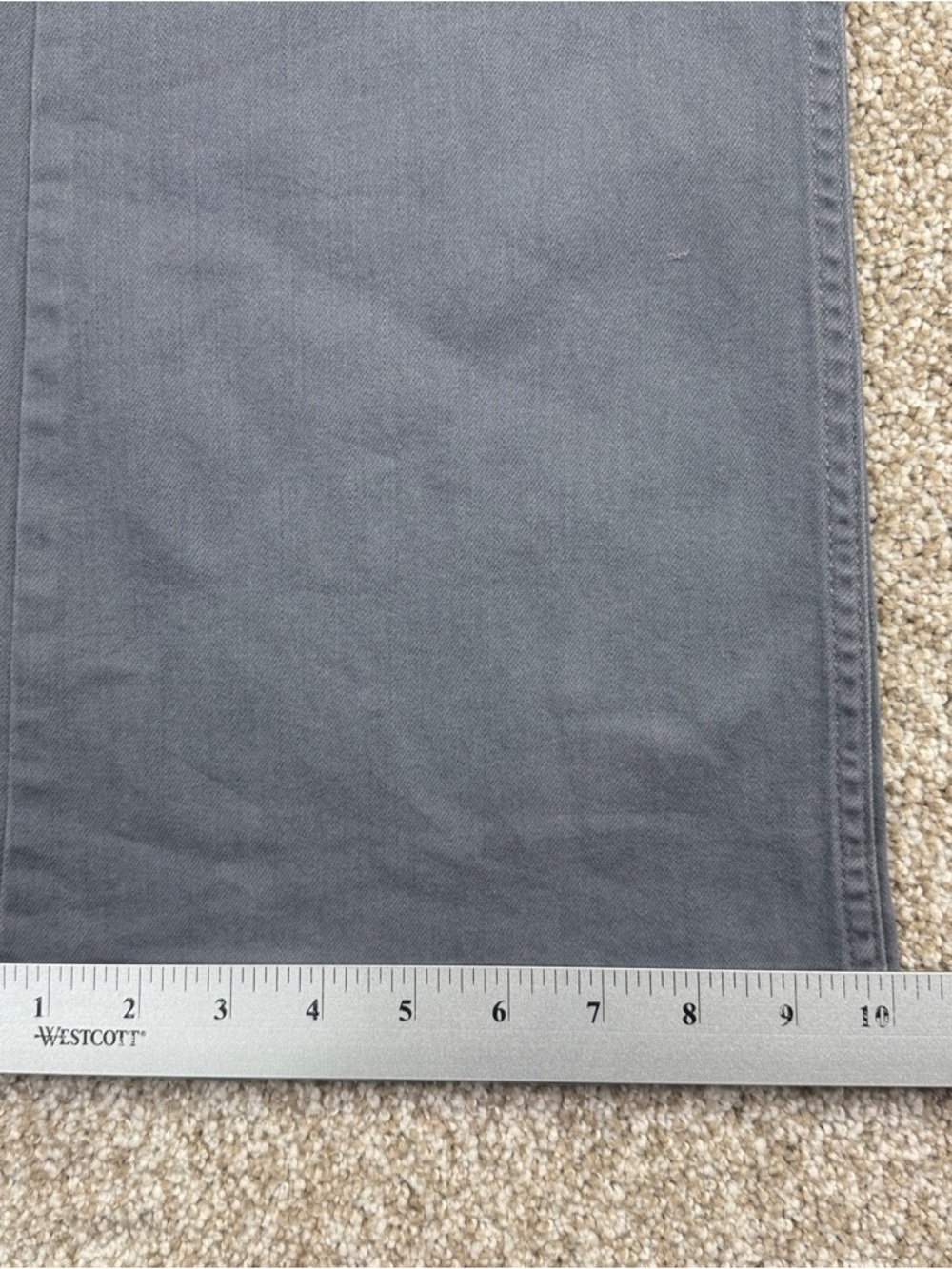 Ryegrass Gray High Rise Semi Flare Jeans Pants Womens Size 4 - Picture 7 of 12